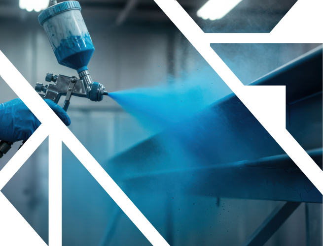 Team members collaborating in a manufacturing environment